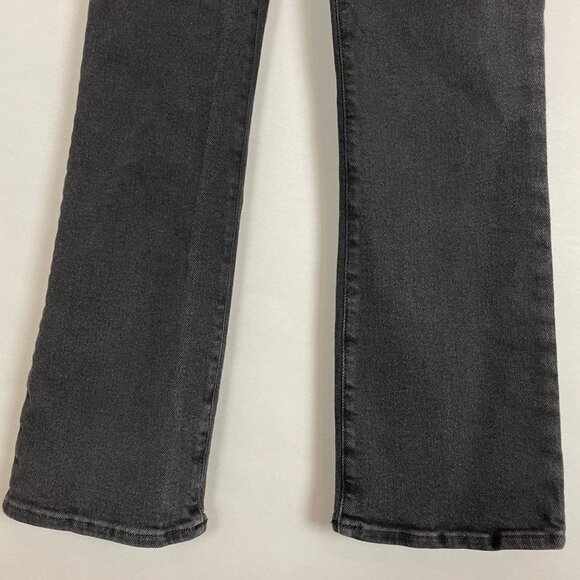 Madewell Jeans Cali Demi-Boot Bootcut Women Black Size 26 Faded Black‎ Stretch - Picture 6 of 9